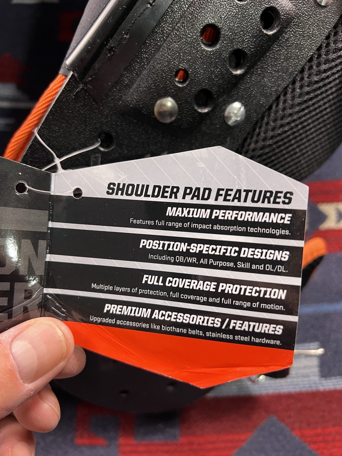 New Schutt Varsity XV HD Adult Varsity Football Shoulder Pads - Size Large 18-19