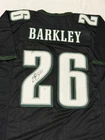 Saquon Barkley Philadelphia Eagles Signed Football Jersey COA