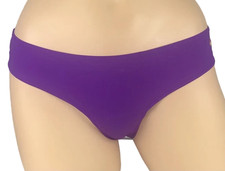 VICTORIA'S SECRET PINK THONG PERIOD PANTY VIRTUAL VIOLET RAINBOW LOGO MEDIUM NEW