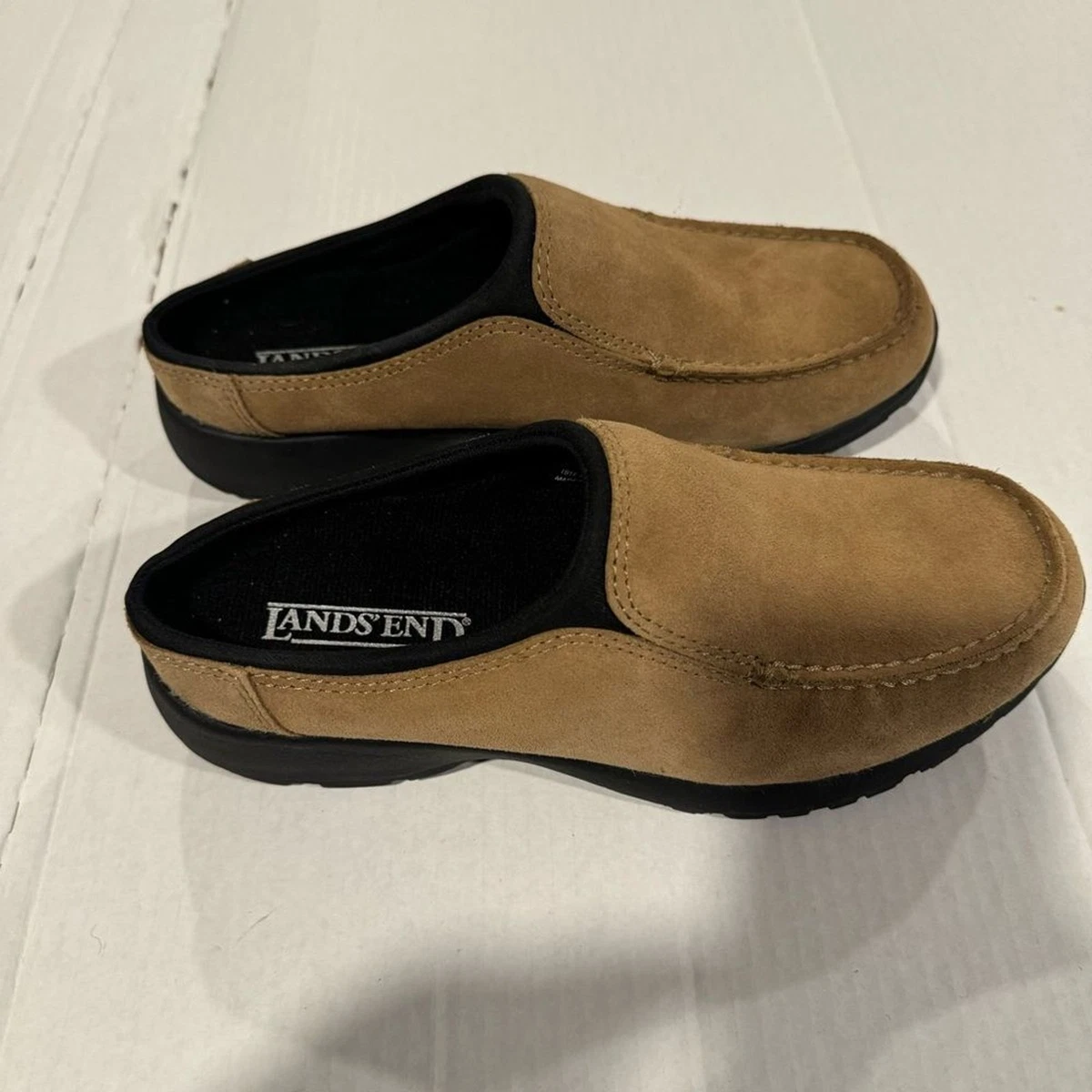 Lands End Mens Brown Leather Moc All‎ Weather Slip On Loafer Size 8.5D Buy/Sell/Trade 11/20/24 : r/goodyearwelt main image 3