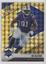 2021 Panini Mosaic Reactive Yellow Mosaic Prizm Ed Oliver #31 0rq3