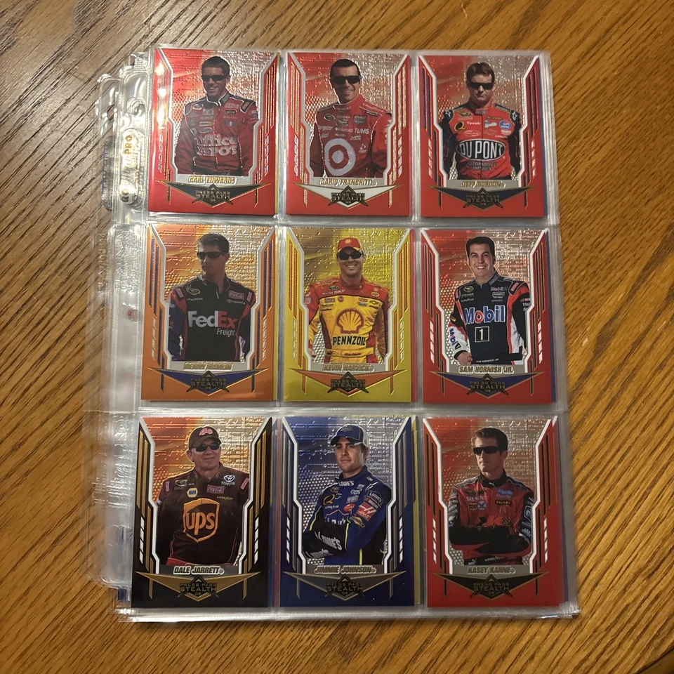 2008 Press Pass Stealth Racing Complete 90 Card Set Keselowski RC, Dale Jr. - Image 2 of 4