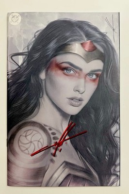 Absolute Wonder Woman #5 Signed Carla Cohen Virgin Color Splash W/ CoA Ltd 1500