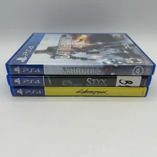 LOT OF 3: Cyberpunk, Battlefield 4, & Styx Shards Of Darkness - PS4 Games