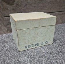 Brand New Shabby Chic Recipe Box Recipe Cards A-Z Recipe Dividers