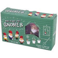 Mini Maceta Gnomo Estatuas - Linda Maceta Jardín Decoración Novedad Regalo