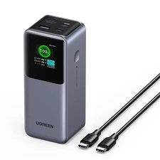 UGREEN Nexode Power Bank 20000mAh 130W Portable Charger 72Wh PD Fast Black