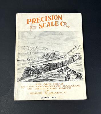 #ad Precision Scale Co. 0 and H0n3 Steam Locomotive Parts Catalog #1 $35.00