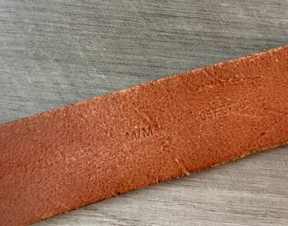 Cinturón de cuero marrón Eddie Bauer para mujer talla M Foto 3 de 4