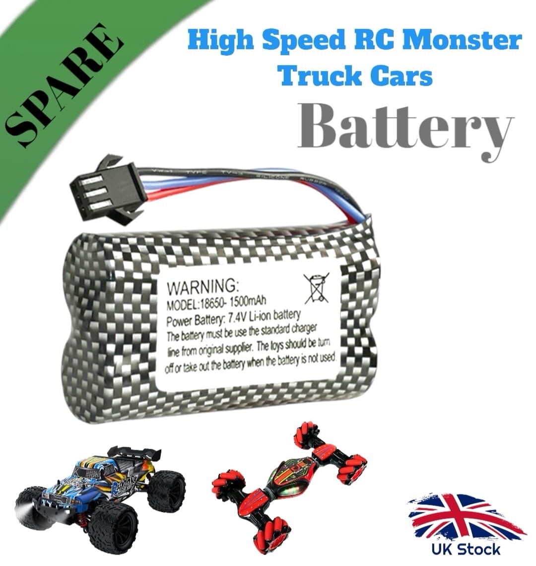 Replacement 1500mAh Li-ion Battery with SM-3P Plug for RC