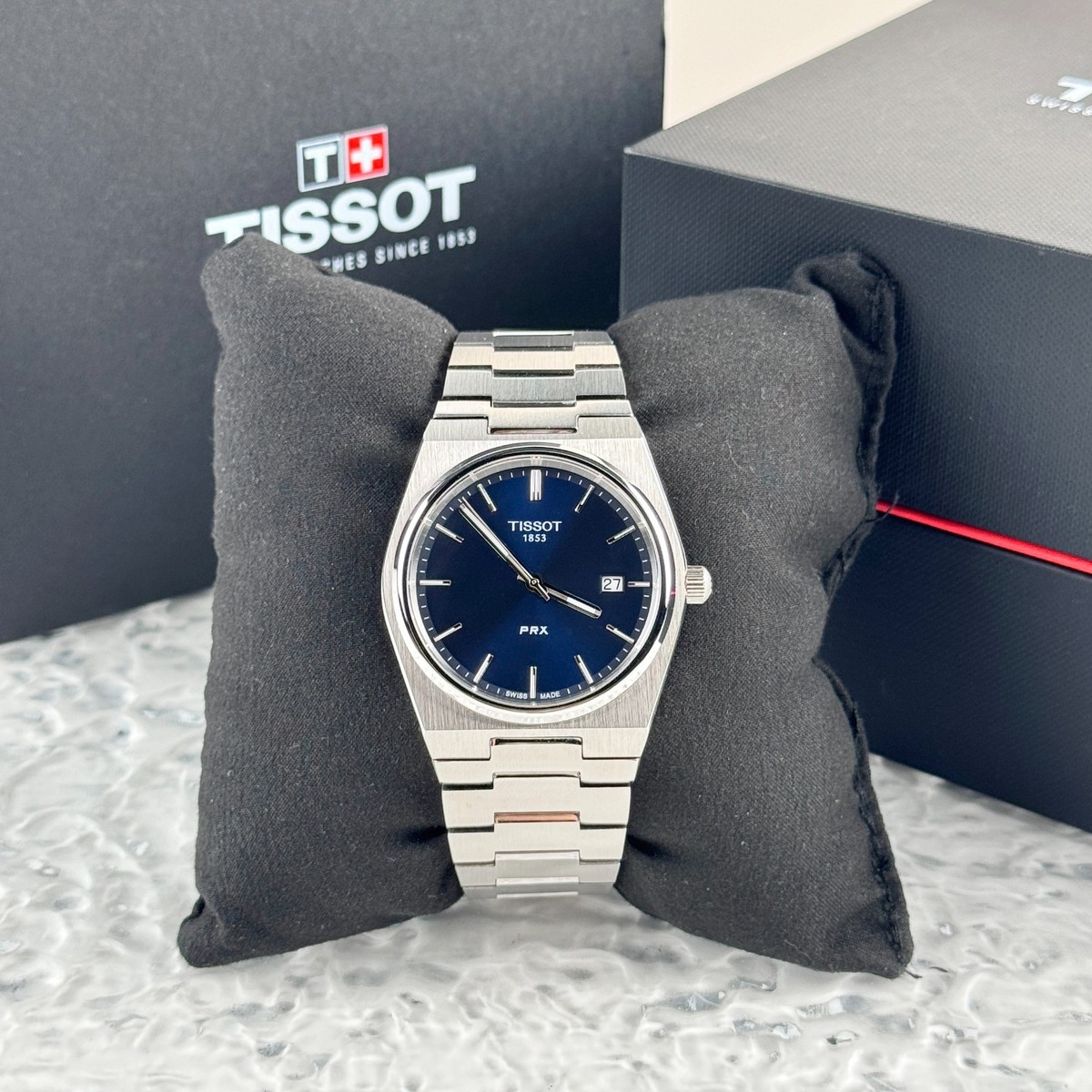 Tissot PRX Men's 40MM Blue Dial Stainless Steel Quartz Watch T137