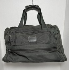 Vtg Tumi 262M3 Usa Made alpha Travel ballistic Nylon duffel Carry On Bag Green