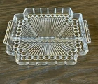 Vintage 1930’s Depression Glass Art Deco Relish Serving Tray Plate