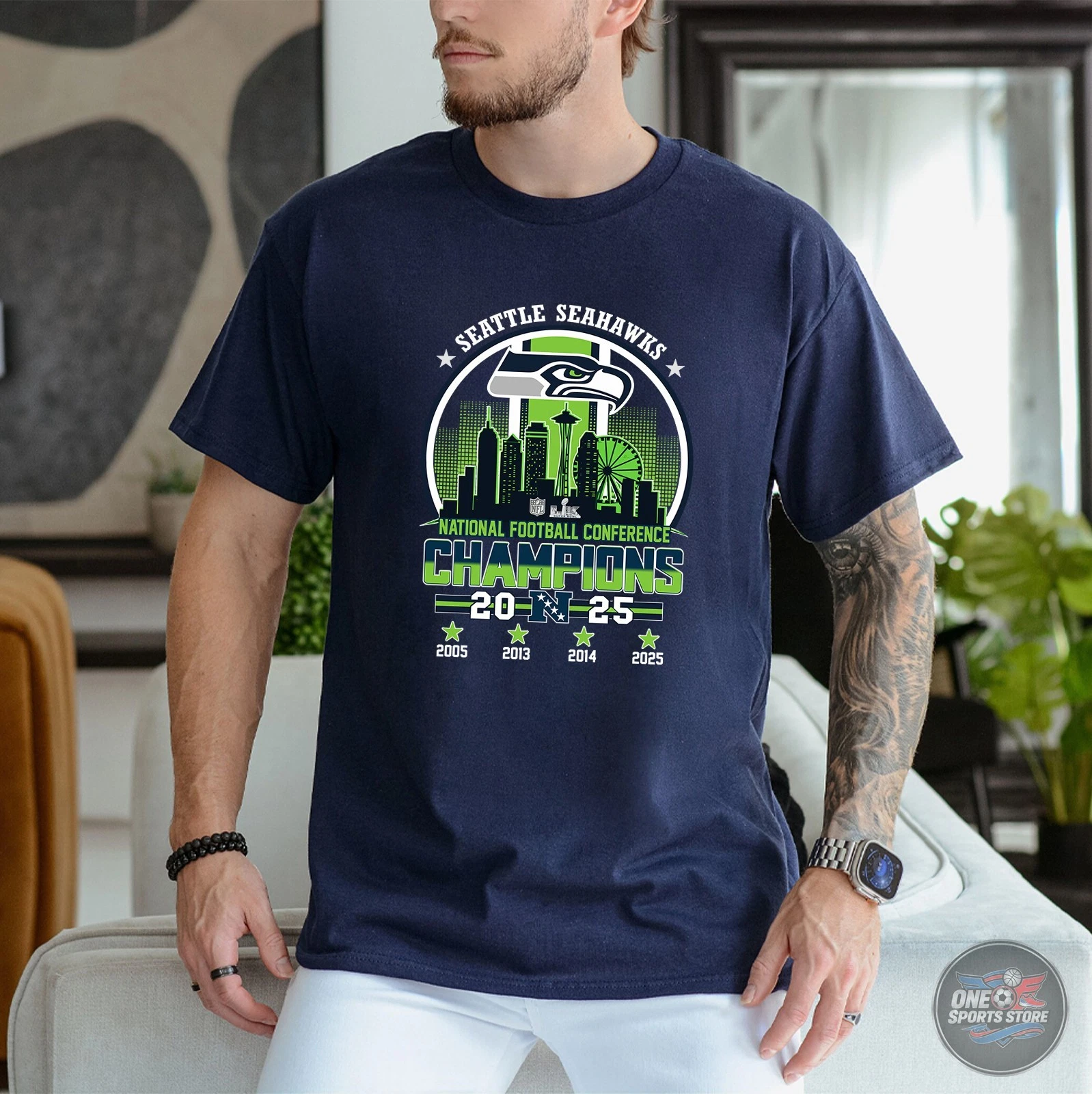 2025 NFC Championship Seattle Seahawks Fans Gift TShirt