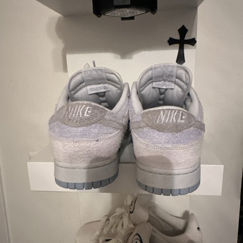 Nike Dunk Low Suede Two Tone Blue Women’s Size 12 Read - Picture 5 of 9