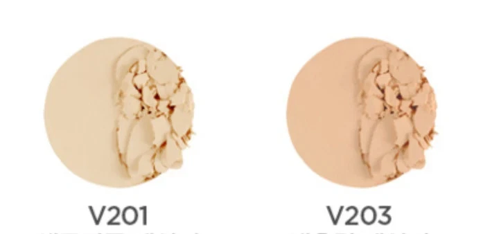 2 x Base en polvo duradera con tinta THE FACE SHOP V203 beige natural 9 g SPF30 PA++ Foto 4 de 4