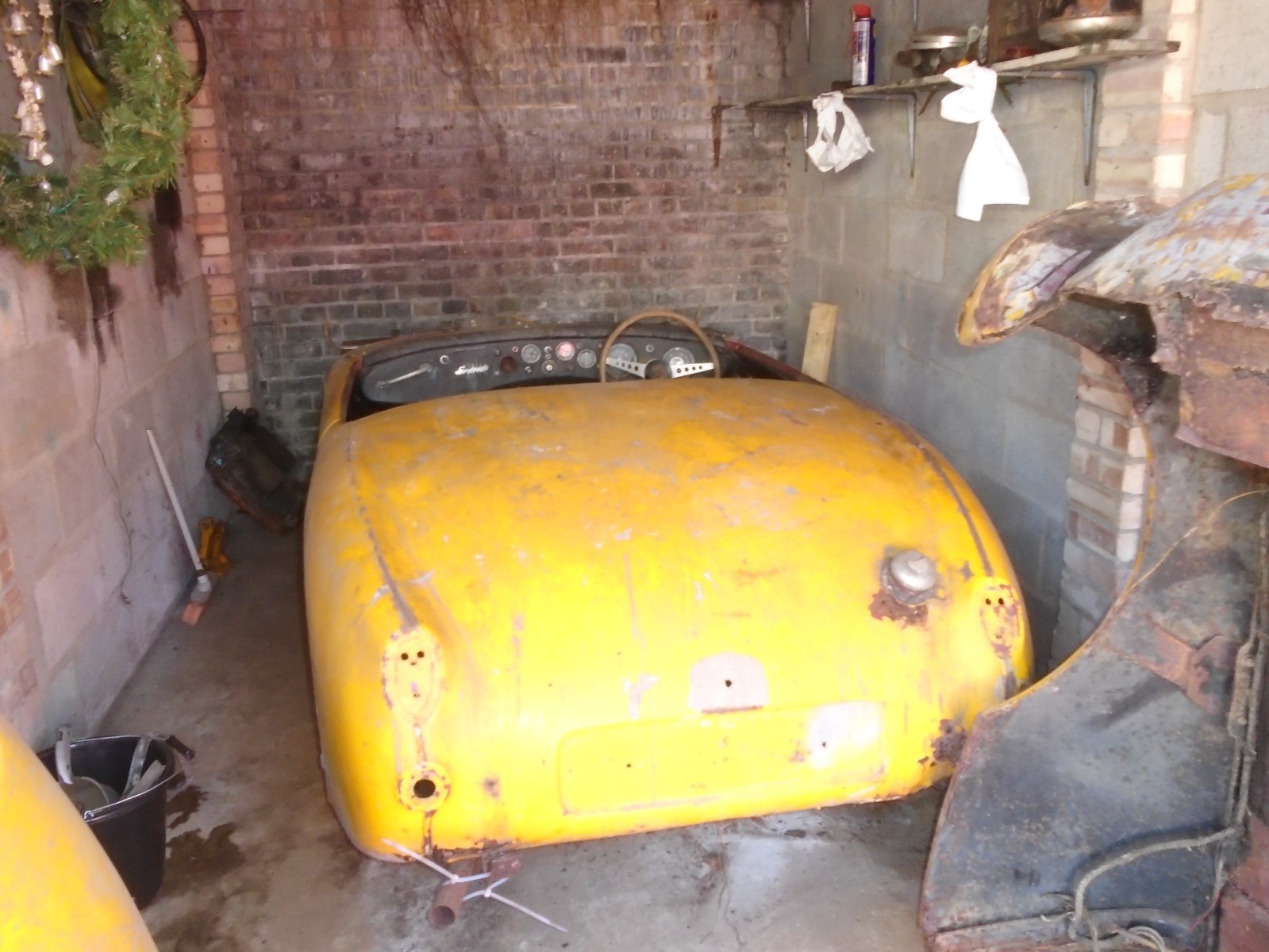 1961 Classic Austin Healey Frogeye Sprite in Need of Total Restoration
