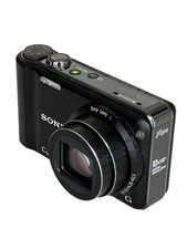 Sony Cyber-shot DSC-HX5V Digital Camera Black 10.2MP GPS 10x Zoom Compact Tested