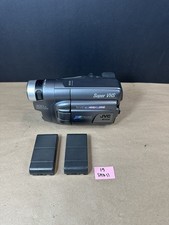 JVC GR-SXM320U Compact Super VHS VHS-C Camcorder w/-2 Battery UNTESTED