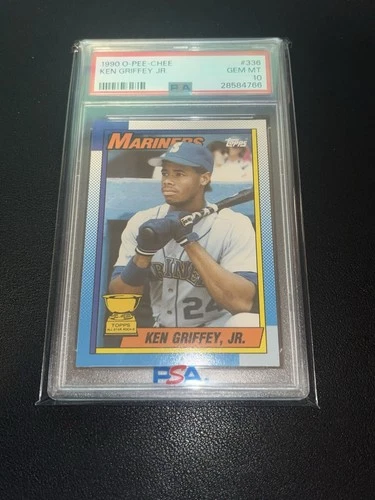 1990 O-Pee-Chee Ken Griffey Jr #336 PSA 10 Gem Mint Ultra Rare Rookie RC