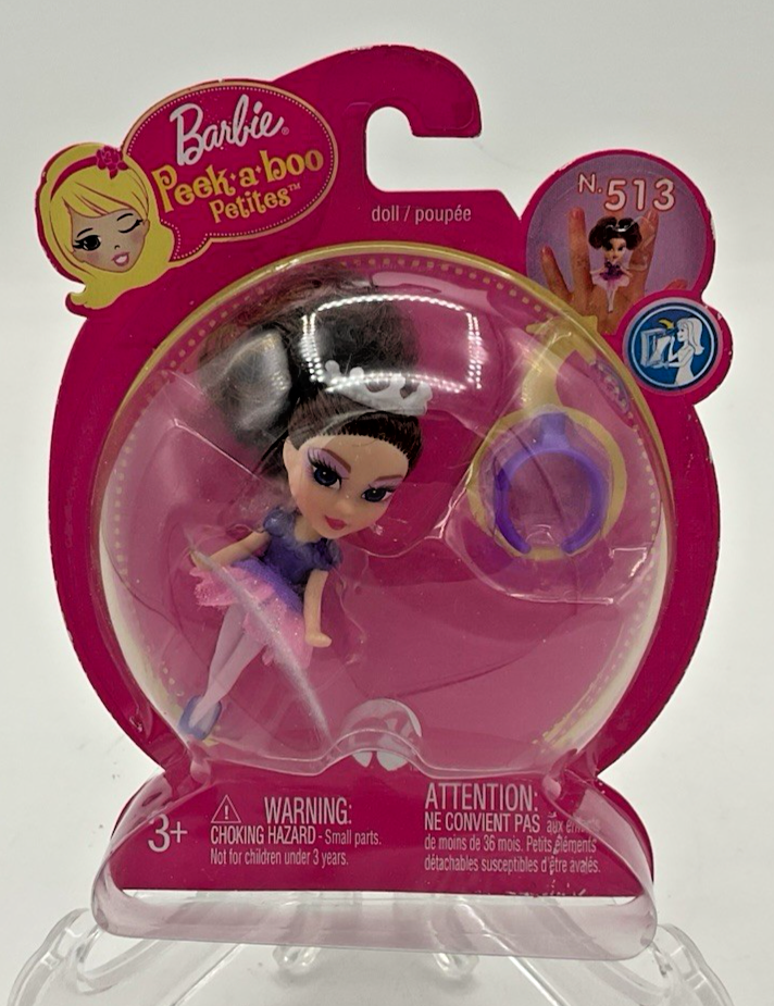 Barbie Peek A Boo Petites #513 Mini Doll 2008 NEW Fast Free