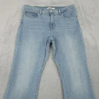 Levis Womens 315 Shaping Bootcut Ankle Jeans W32 L26 Light Blue Denim Stretch
