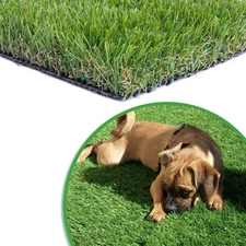 WarmShe WS Artificial Grass Turf 3FTx10FT, 1.38in 4-Tone Realistic Synthetic