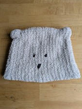 Polar Bear Kid's Winter Hat Cap One Size White