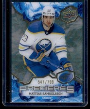 2021-22 Upper Deck Ice Premieres Green Mattias Samuelsson RC 547/799 #159