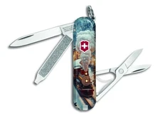 Victorinox Swiss Army Christmas Train Express CLASSIC SD Knife Knives Multi Tool