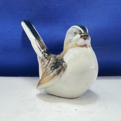 Spatz Vogel Porceval Villamarchente, Valencia, Porzellan Vintage selten