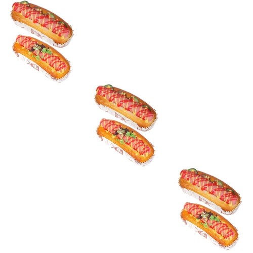2pcs Simulation Lebensechte Faux Brot Spielzeug Lebensmittel Brot Requisiten - Zdjęcie 7 z 12