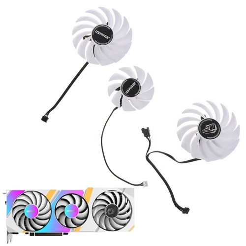 89/75mm Cooler Fan Replacement For Colorful 3080 3070 3060 Ti iGame Ultra OC - Afbeelding 4 van 10