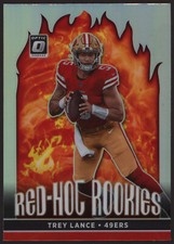 2021 Panini Donruss Optic Red-Hot Rookies #RHR-2 Trey Lance 49ers RC