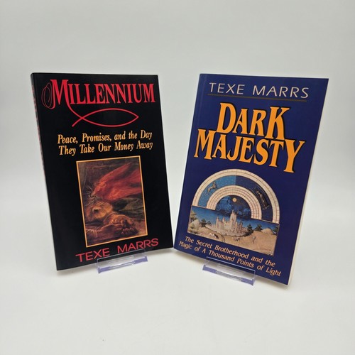 Texe Marrs Millennium & Dark Majesty 2 Book Lot Religious Bible Prophecies Study - Picture 2 of 6