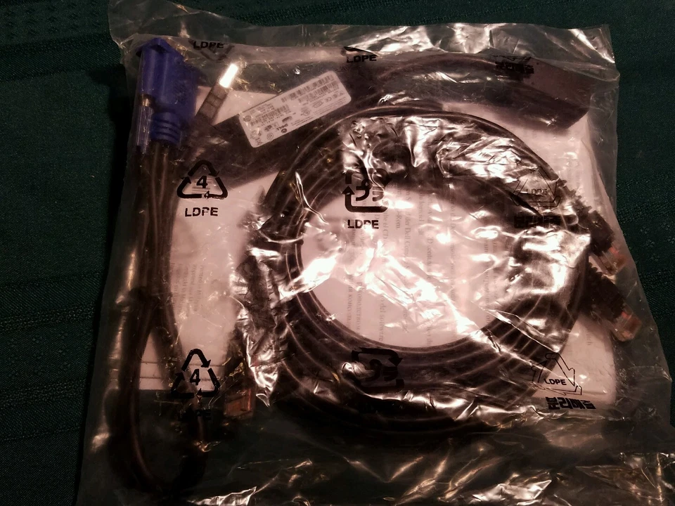 NEW OEM SEALED* MY-OHG526-69646 Dell P/N:OHG526 USB KVM Switch Cable #Q2 - Image 3 of 3