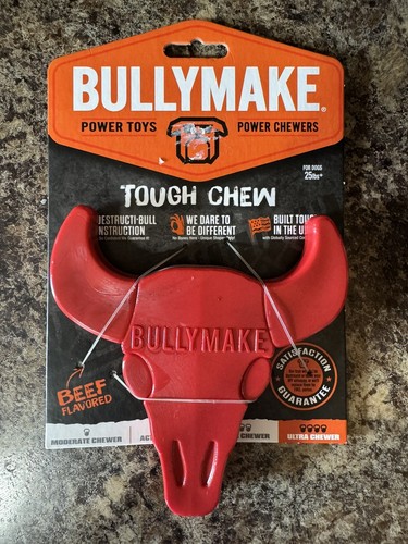 Brand New Bull Horns Tough Nylon Dog Chew Toy by Bullymake