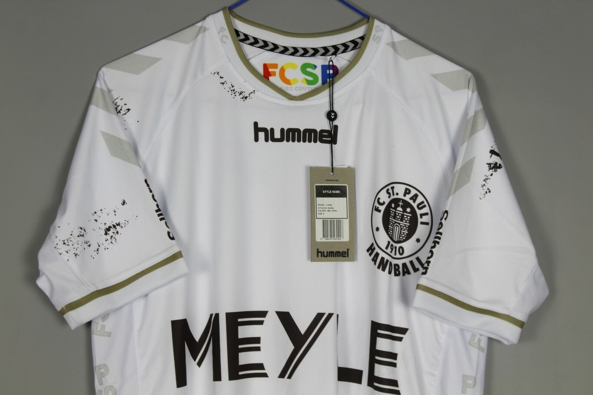 BNWT ST PAULI HANDBALL SHIRT JERSEY TRIKOT NEW FCSP HUMMEL XL