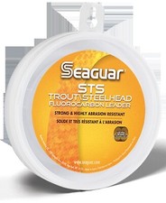 SEAGUAR STS TROUT/STEELHEAD FLOUROCARBON LINE 20 TEST CLEAR 100 YARD SPOOL