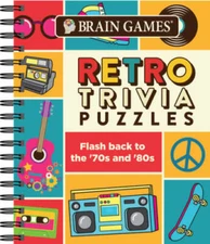Brain Games - Retro Trivia Puzzles (Brain Games - Trivia) - VERY GOOD