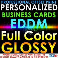 5000 CUSTOM PRINT 4x11 EDDM Mailers POSTCARDS Color Gloss Every Door Direct Mail