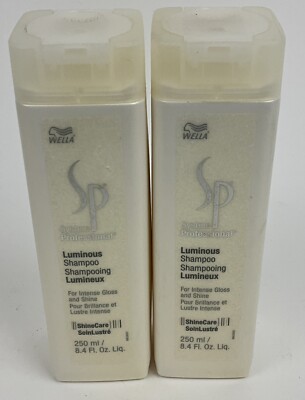 2 Pack Wella System Professional Luminous Shampoo ShineCare 8.4 Fl Oz