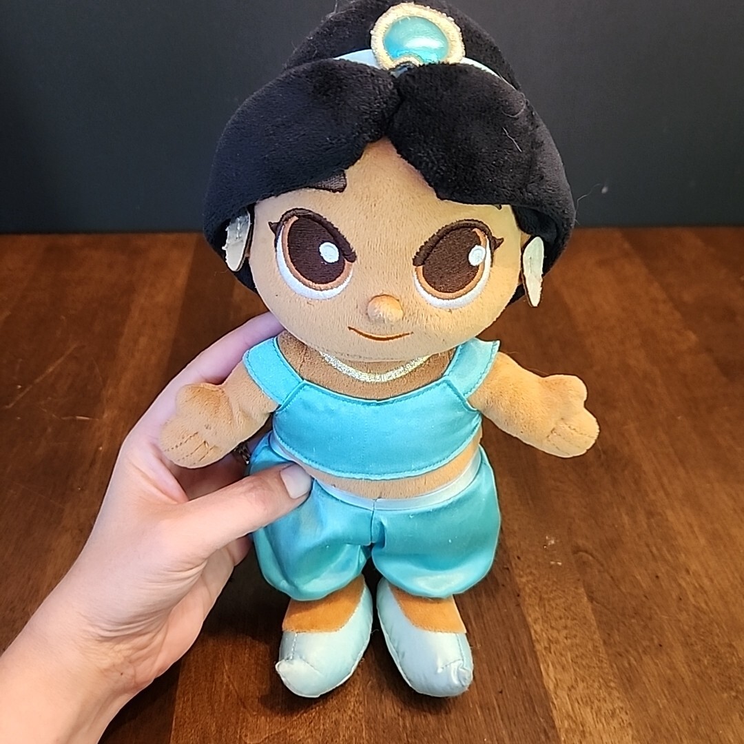 Disney Jasmine ぬいぐるみ マスコット Disney Park Babies PRINCESS JASMINE Plush Doll ONLY NO Pouch