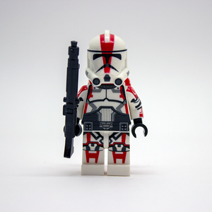 Lego Star Wars Custom Clone Trooper Commander Deviss - Jetpack/Desert Long Rifle | eBay