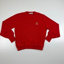 Vintage Jantzen Vneck Sweater Made In USA Mens Size Large Pullover Country Club