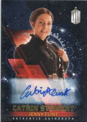 CATRIN STEWART as Autograph trading card- DOCTOR WHO Timeless # 1/1