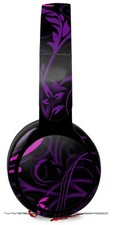 Skin for Beats Solo Pro Twisted Garden Purple and Hot Pink BEATS NOT INCLUDED
