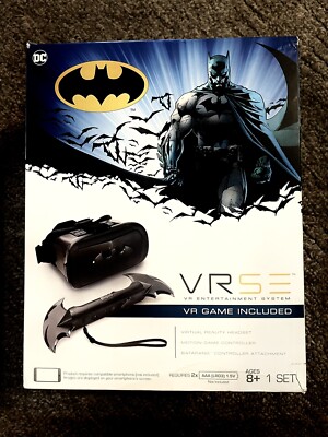 BRAND NEW & SEALED DC BATMAN VRSE VIRTUAL REALITY GAME-VR GAME INCLUDED