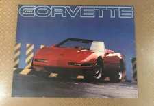 1992 vintage CORVETTE promotional poster  GENERAL MOTORS  USA 22” X 17”