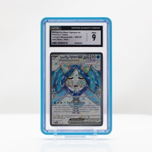 Wellspring Mask Ogerpon ex graded CGC 9 for sale on eBay